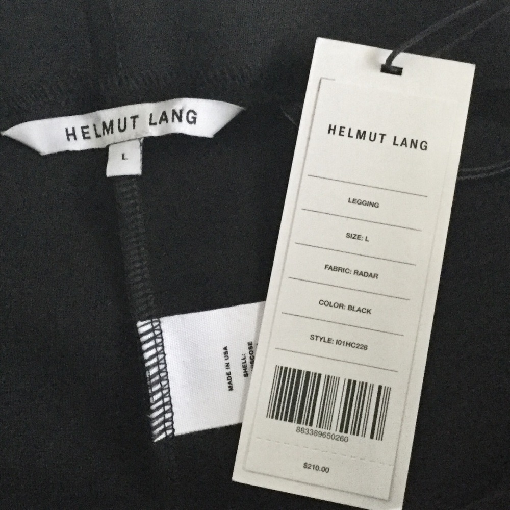 3X HOST PICK Helmut Lang Black Leggings - Picture 5 of 7